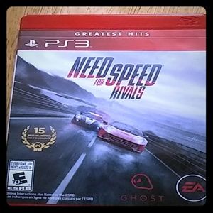PS3 (Need For Speed Rivals) Video Game